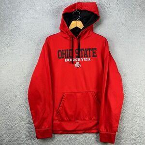 Ohio State Buckeyes The Oval Sweatshirt Hoodie Mens XL Red Logo Campus Classics